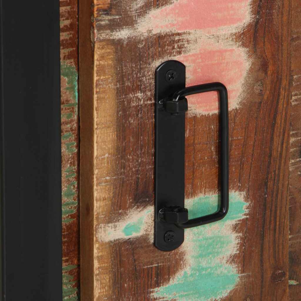 Σετ Επίπλων Μπάνιου με συρτάρι 4 pcs Στερεό Ανακτηθέν Ξύλο