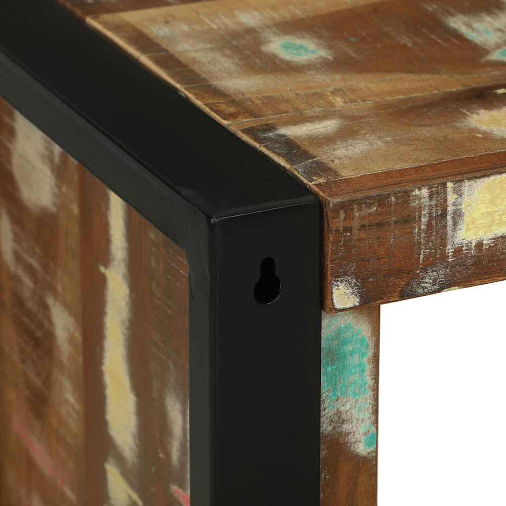 Σετ Επίπλων Μπάνιου με συρτάρι 4 pcs Στερεό Ανακτηθέν Ξύλο