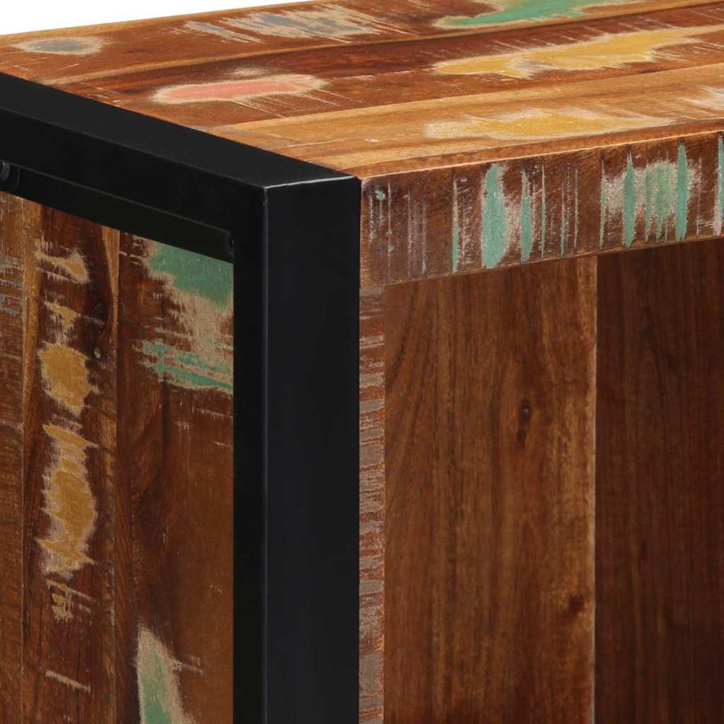 Σετ Επίπλων Μπάνιου με συρτάρι 4 pcs Στερεό Ανακτηθέν Ξύλο