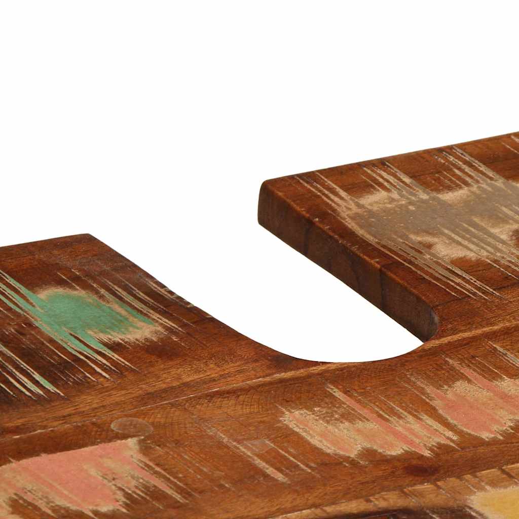 Σετ Επίπλων Μπάνιου με συρτάρι 4 pcs Στερεό Ανακτηθέν Ξύλο