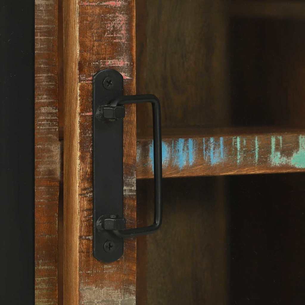 Σετ Επίπλων Μπάνιου 4 pcs Πολύχρωμο Στερεό ανακτημένο ξύλο