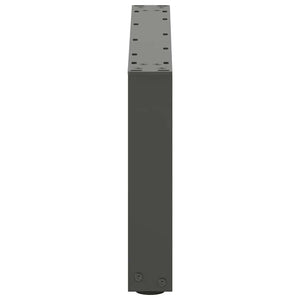 Πόδια Τραπεζιού Σαλονιού σε Σχήμα U 2 τεμ. Ανθρακί 60x(30-31) εκ. Ατσάλι