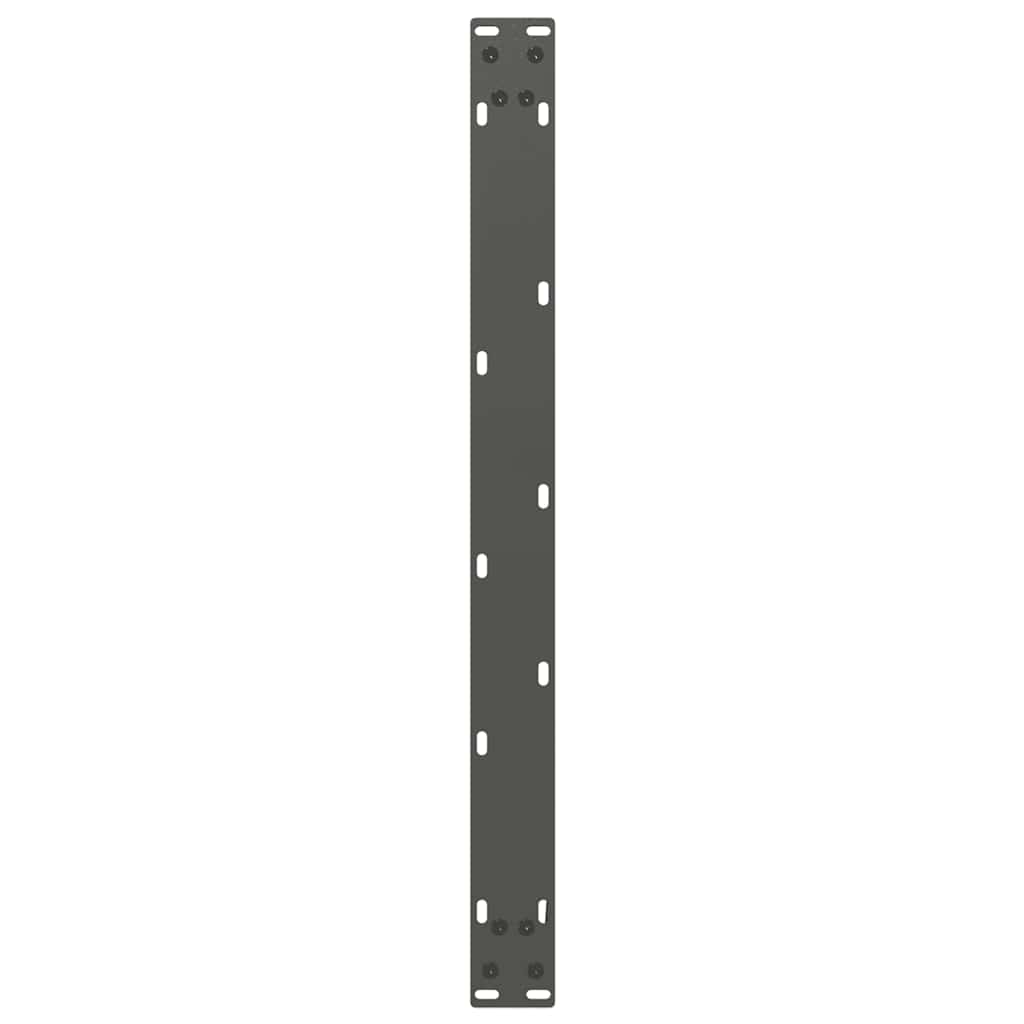 Πόδια Τραπεζιού Σαλονιού σε Σχήμα U 2 τεμ. Ανθρακί 60x(42-43) εκ. Ατσάλι - Pakobazaar