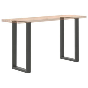 Πόδια Τραπεζιού Μπαρ σε Σχήμα U 2 τεμ. Ανθρακί 50x(90-91) εκ. Ατσάλι - Pakobazaar