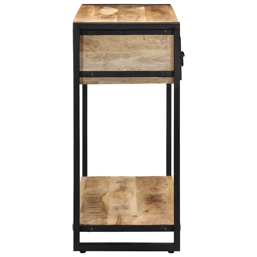 Τραπέζι κονσόλας 100x35x75 cm Στερεό ακατέργαστο ξύλο Mango - Pakobazaar