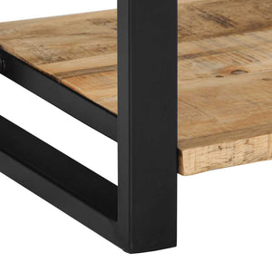 Τραπέζι κονσόλας 100x35x75 cm Στερεό ακατέργαστο ξύλο Mango - Pakobazaar
