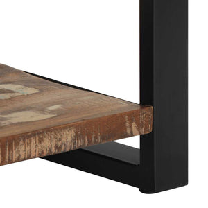 Τραπέζι κονσόλας Πολύχρωμο 100x35x75 cm Στερεό ξύλο ανακτημένο