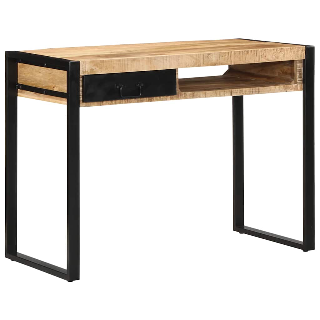 Γραφείο  100x50x75 cm Στερεό ακατέργαστο ξύλο Mango - Pakobazaar