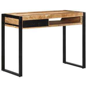 Γραφείο  100x50x75 cm Στερεό ακατέργαστο ξύλο Mango - Pakobazaar