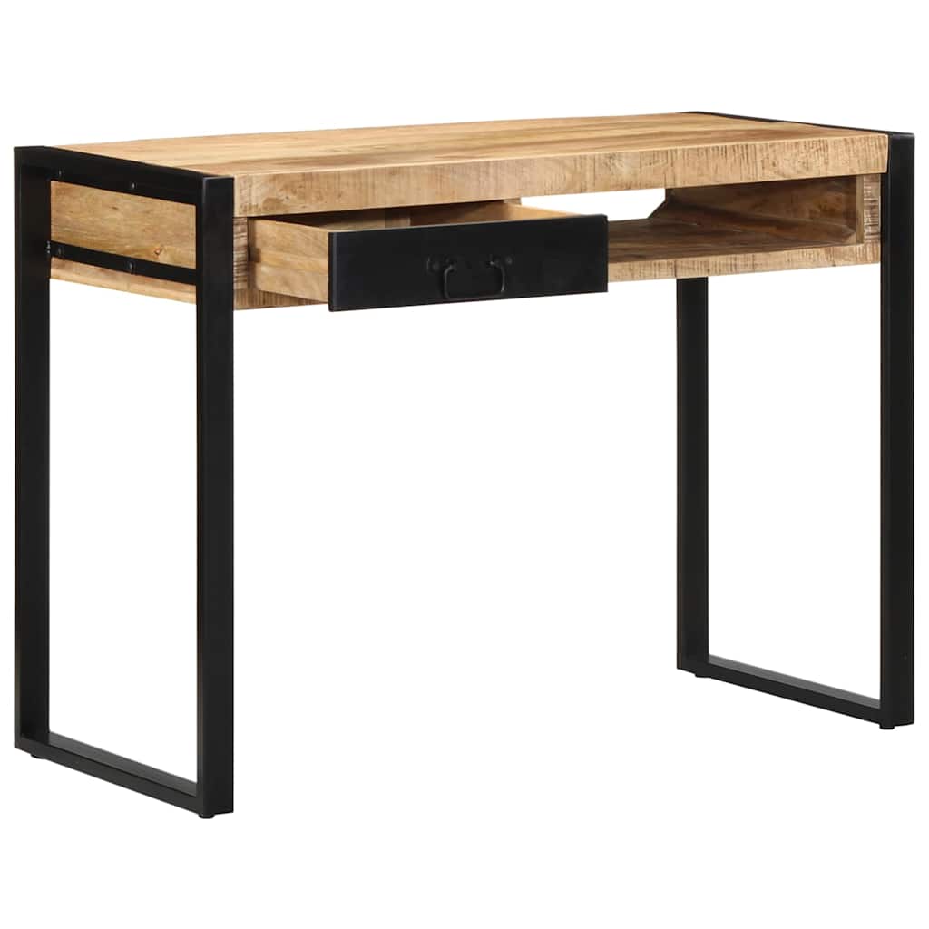 Γραφείο  100x50x75 cm Στερεό ακατέργαστο ξύλο Mango - Pakobazaar
