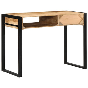 Γραφείο  100x50x75 cm Στερεό ακατέργαστο ξύλο Mango - Pakobazaar