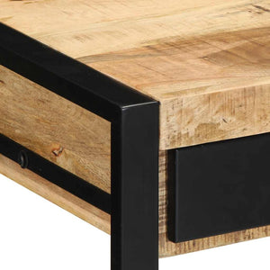 Γραφείο  100x50x75 cm Στερεό ακατέργαστο ξύλο Mango - Pakobazaar