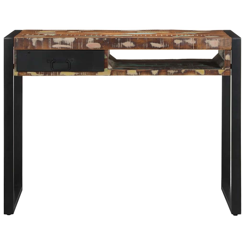 Γραφείο  Πολύχρωμο 100x50x75 cm Στερεό ξύλο αναγεννημένο