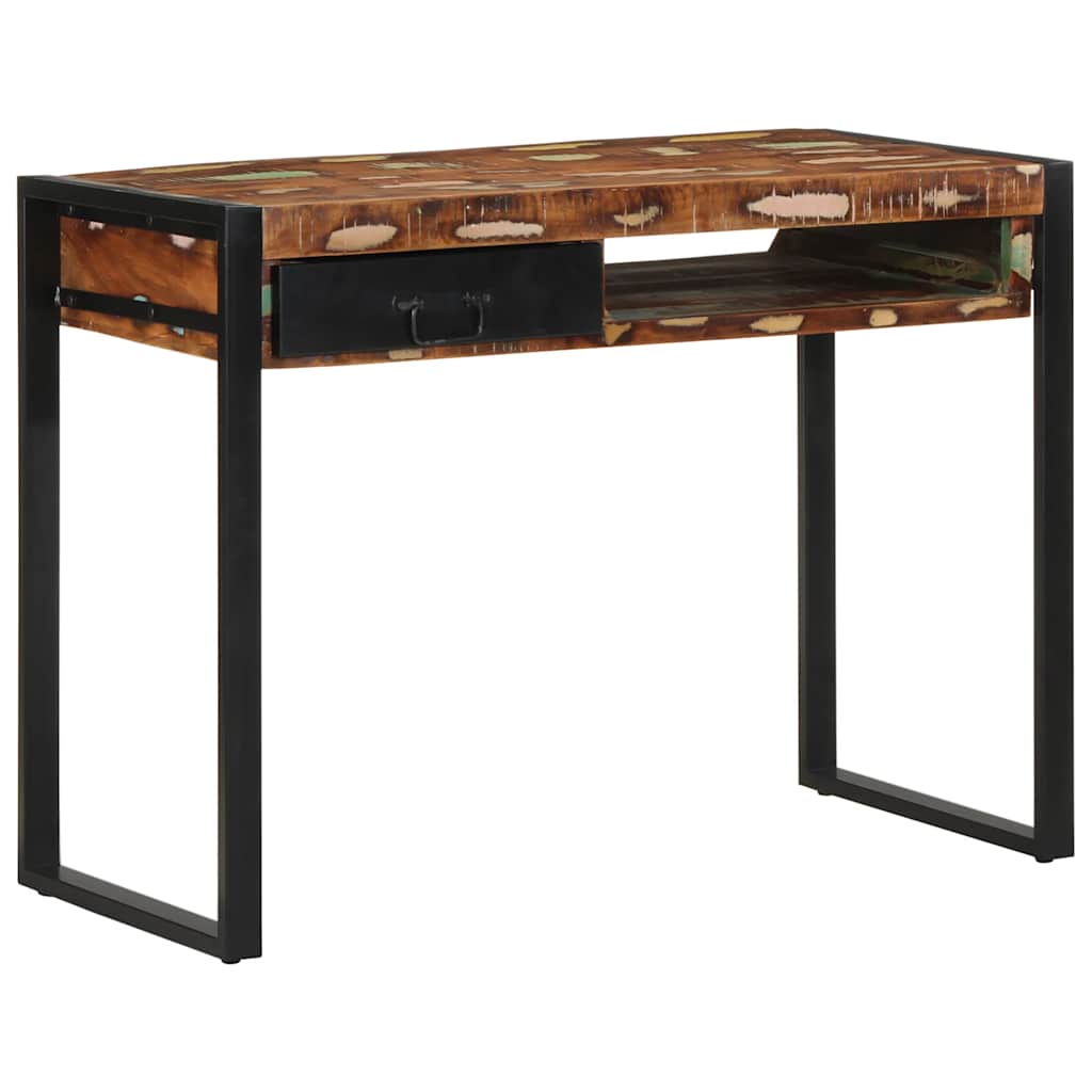 Γραφείο  Πολύχρωμο 100x50x75 cm Στερεό ξύλο αναγεννημένο
