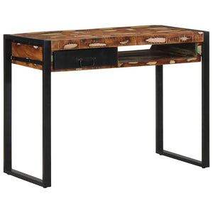 Γραφείο  Πολύχρωμο 100x50x75 cm Στερεό ξύλο αναγεννημένο