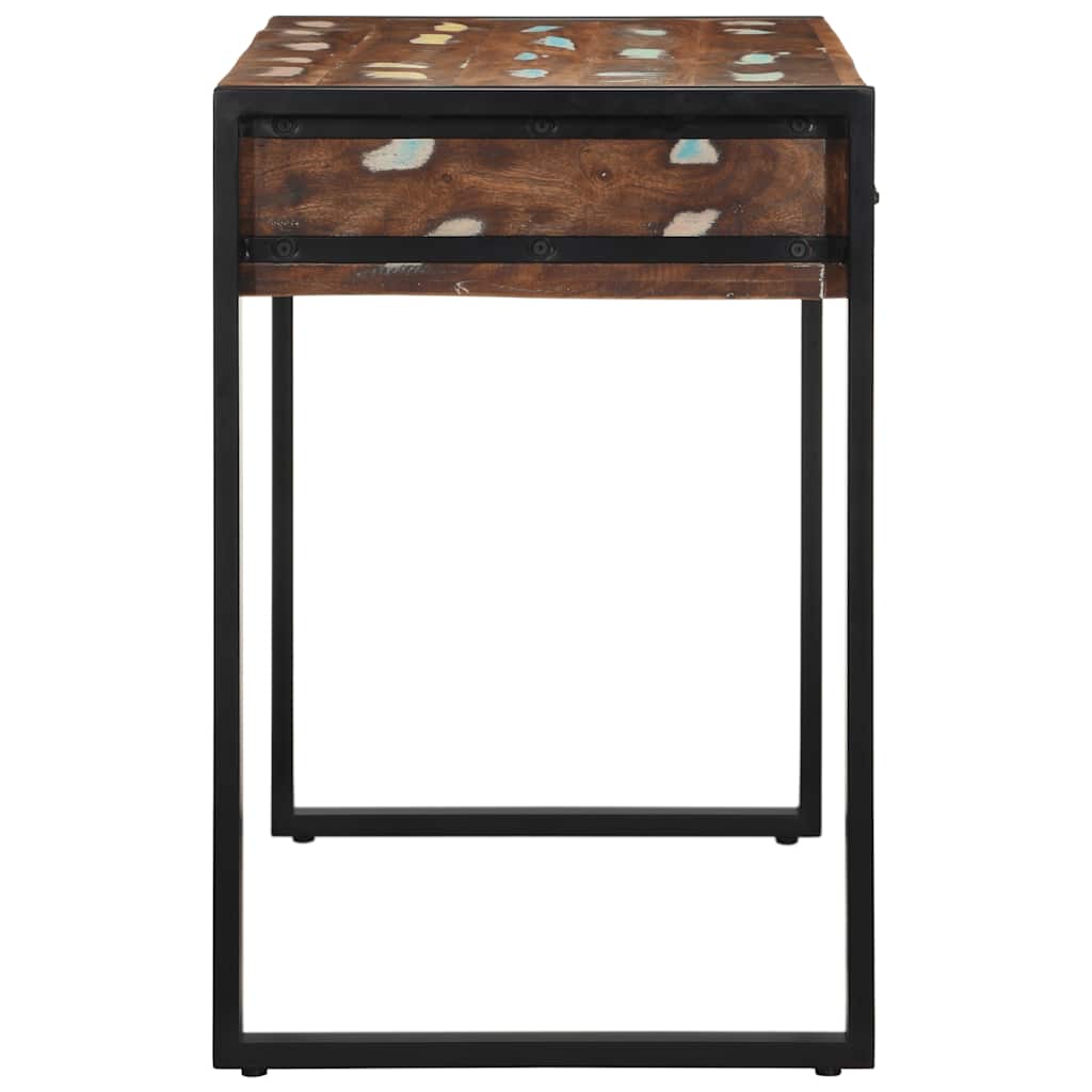Γραφείο  Πολύχρωμο 100x50x75 cm Στερεό ξύλο αναγεννημένο