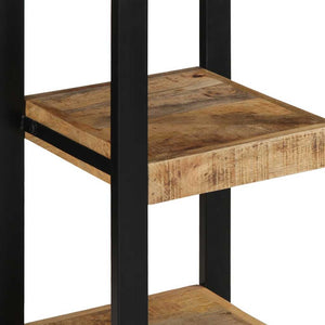 Ράφι τοίχου 35x35x100 cm Στερεό ακατέργαστο ξύλο Mango - Pakobazaar