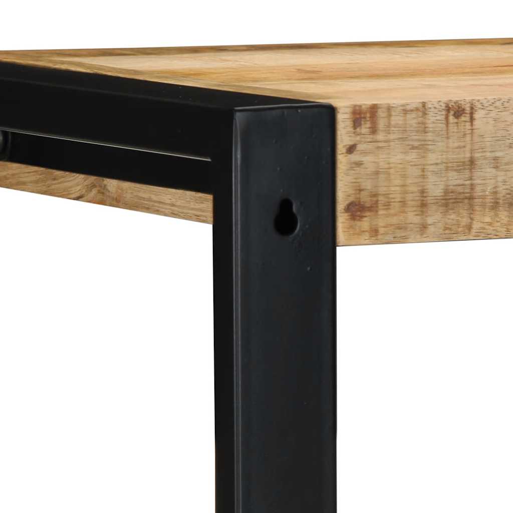 Ράφι τοίχου 35x35x100 cm Στερεό ακατέργαστο ξύλο Mango - Pakobazaar