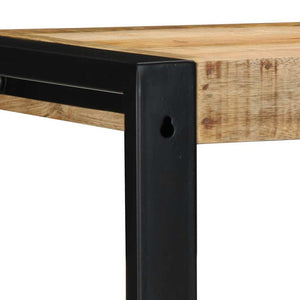 Ράφι τοίχου 35x35x100 cm Στερεό ακατέργαστο ξύλο Mango - Pakobazaar