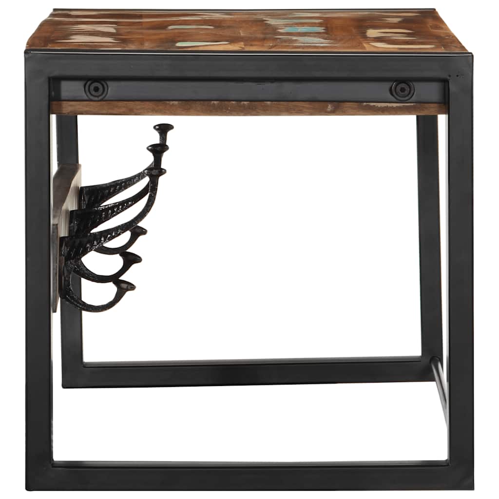 Ράφι για παλτά Πολύχρωμο 80x35x35 cm Στερεό ξύλο αναγεννημένο