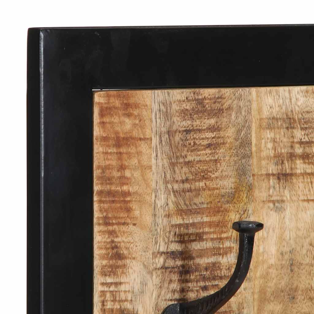 Ράφι για παλτά 40x2x80 cm Στερεό ακατέργαστο ξύλο Mango - Pakobazaar