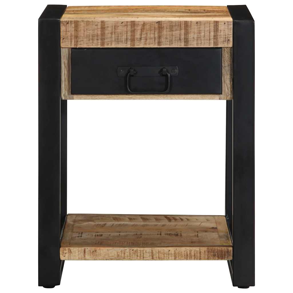 Side Table 40x40x50 cm Στερεό ακατέργαστο ξύλο Mango - Pakobazaar