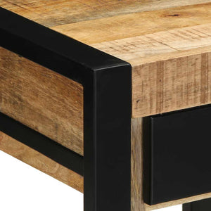 Side Table 40x40x50 cm Στερεό ακατέργαστο ξύλο Mango - Pakobazaar