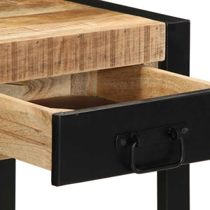 Side Table 40x40x50 cm Στερεό ακατέργαστο ξύλο Mango - Pakobazaar
