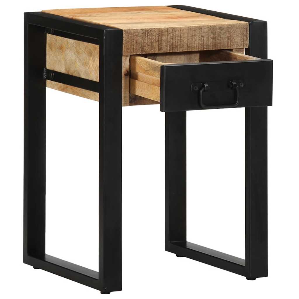 Side Table 35x35x50 cm Στερεό ακατέργαστο ξύλο Mango - Pakobazaar