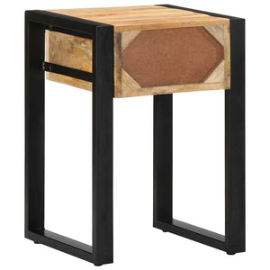 Side Table 35x35x50 cm Στερεό ακατέργαστο ξύλο Mango - Pakobazaar