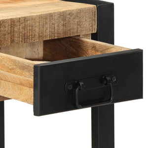 Side Table 35x35x50 cm Στερεό ακατέργαστο ξύλο Mango - Pakobazaar