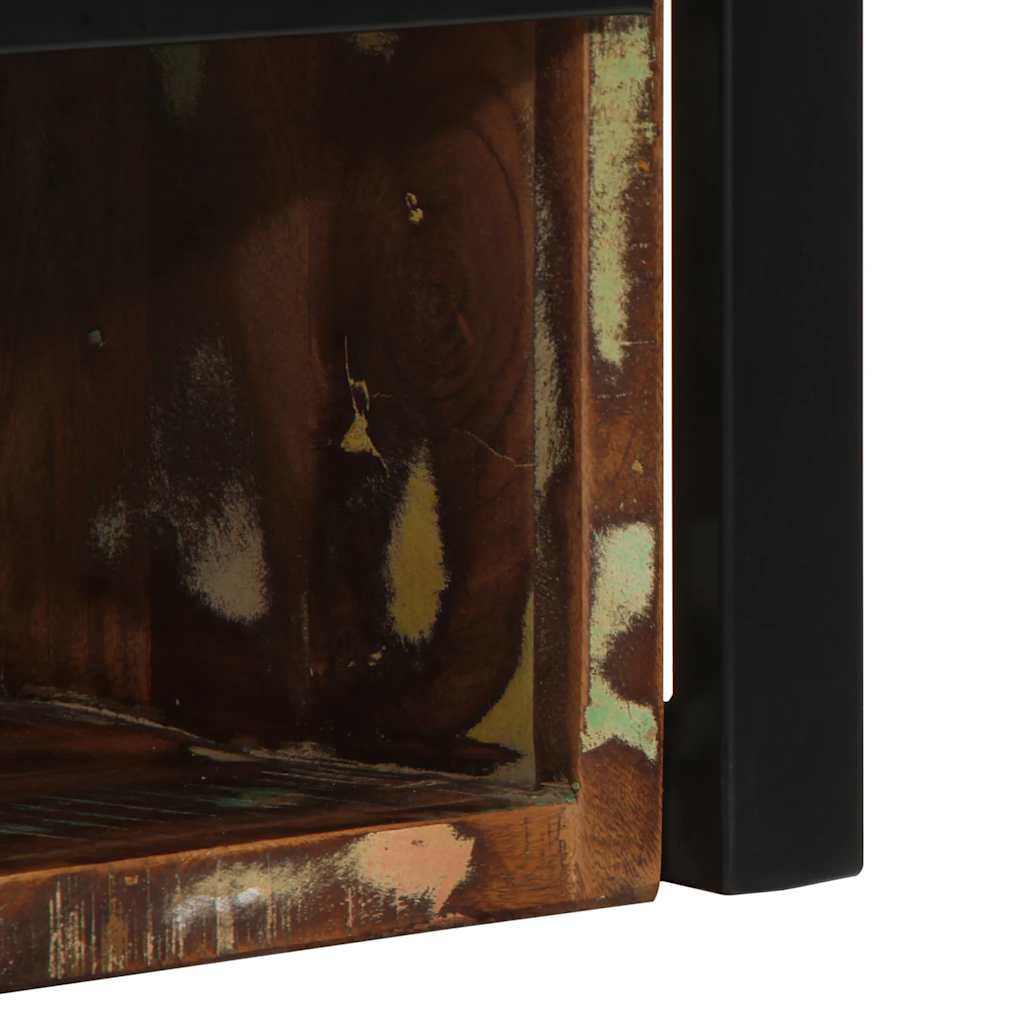 Κομοδίνα 2 τεμάχια Πολύχρωμο 40x35x40cm Ξύλο μασίφ αναγεννημένο