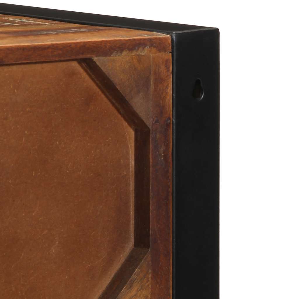 Κομοδίνα 2 τεμάχια Πολύχρωμο 40x35x40cm Ξύλο μασίφ αναγεννημένο