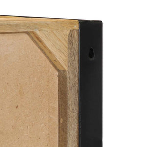 Κομοδίνα 2 τεμάχια 40x35x40 cm Στερεό ακατέργαστο ξύλο Mango