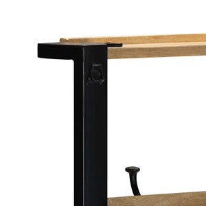 Ράφι για ρούχα 80x40x190 cm Στερεό ακατέργαστο ξύλο Mango