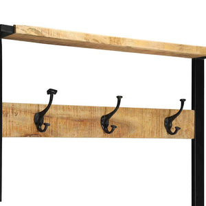 Ράφι για ρούχα 80x40x190 cm Στερεό ακατέργαστο ξύλο Mango