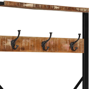 Ράφι για ρούχα Πολύχρωμο 80x40x190 cm Ξύλο μασίφ ανακυκλωμένο