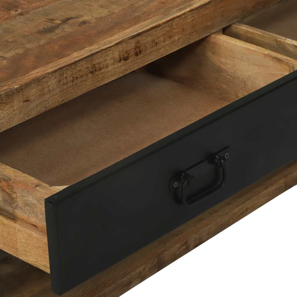 Ράφι Ρούχων με ράφι Καφέ 110 x 40 x 179 εκ. Μασίφ ξύλο μάνγκο - Pakobazaar