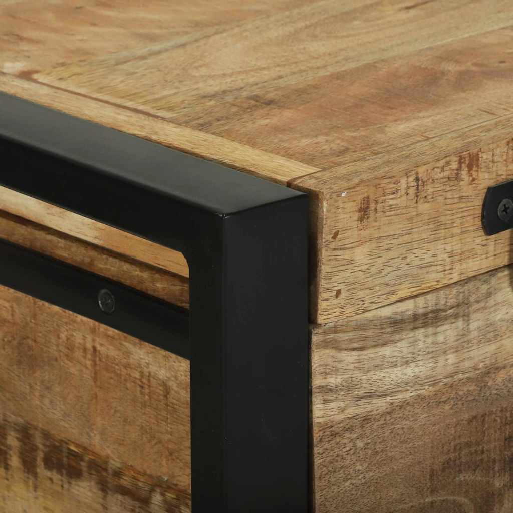 Αποθηκευτικές Κάσες Καφέ 80 x 30 x 30 εκ Μασίφ ξύλο μάνγκο - Pakobazaar