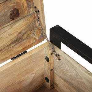 Αποθηκευτικές Κάσες Καφέ 80 x 30 x 30 εκ Μασίφ ξύλο μάνγκο - Pakobazaar
