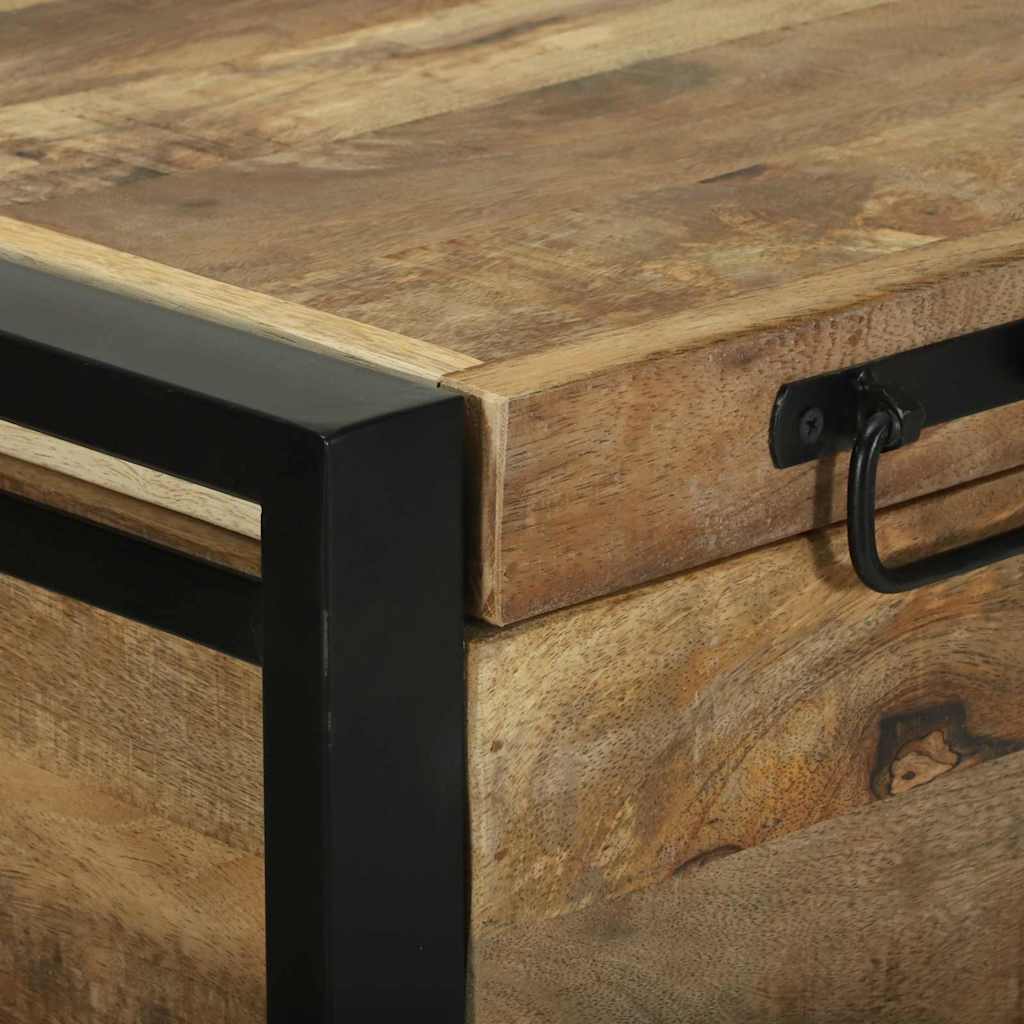 Κουτί αποθήκευσης Καφέ 80 x 35 x 45 cm Μασίφ ξύλο μάνγκο - Pakobazaar