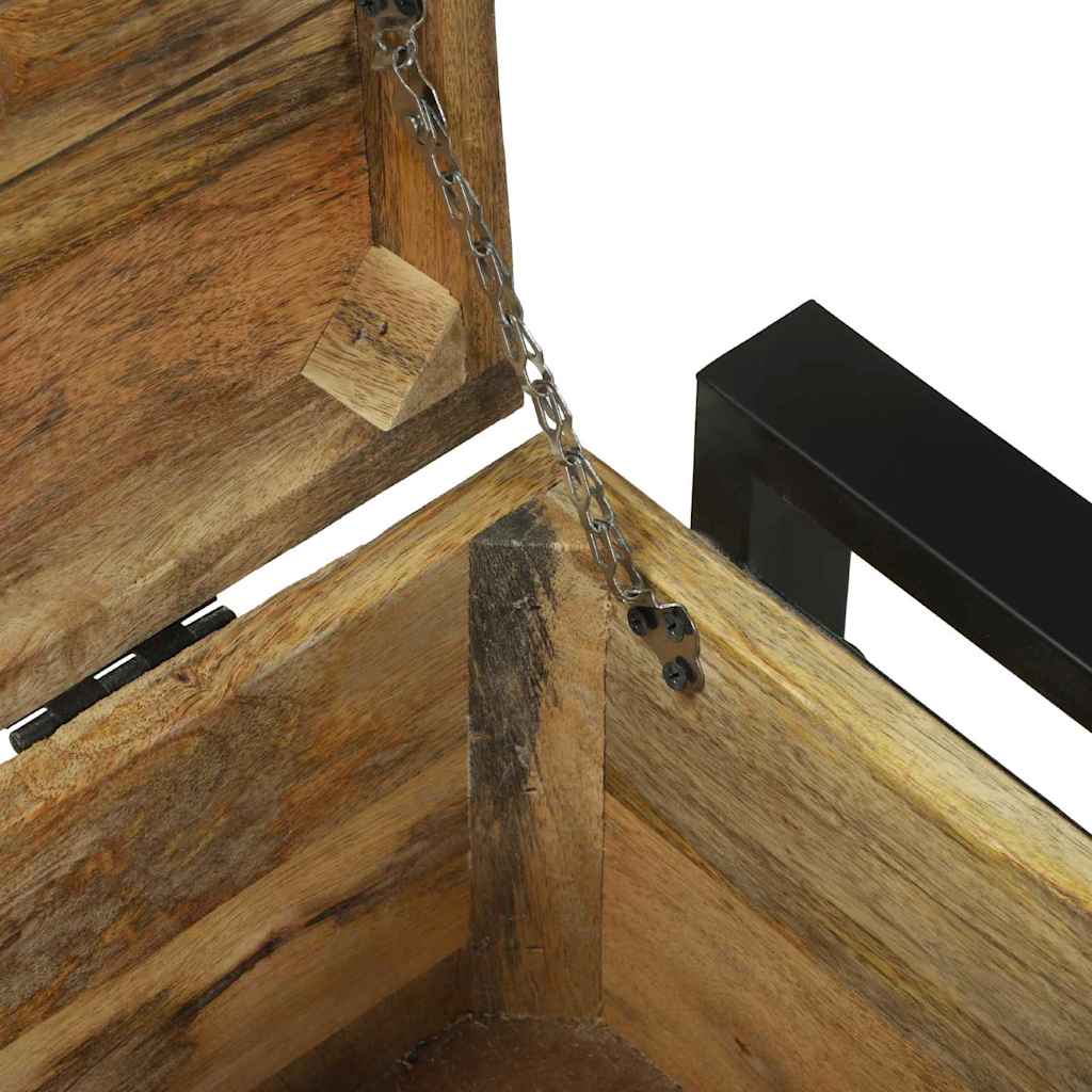 Κουτί αποθήκευσης Καφέ 80 x 35 x 45 cm Μασίφ ξύλο μάνγκο - Pakobazaar