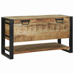 Κουτί αποθήκευσης Καφέ 80 x 35 x 45 cm Μασίφ ξύλο μάνγκο - Pakobazaar