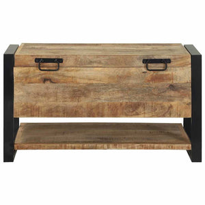 Κουτί αποθήκευσης Καφέ 80 x 35 x 45 cm Μασίφ ξύλο μάνγκο - Pakobazaar