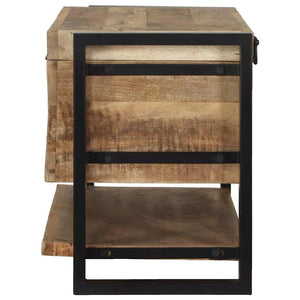 Κουτί αποθήκευσης Καφέ 80 x 35 x 45 cm Μασίφ ξύλο μάνγκο - Pakobazaar