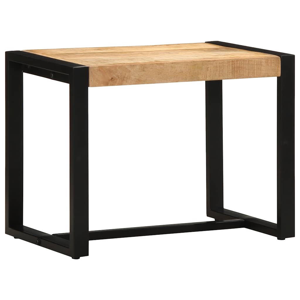 Πάγκος  60x35x45 cm Στερεό ακατέργαστο ξύλο Mango - Pakobazaar