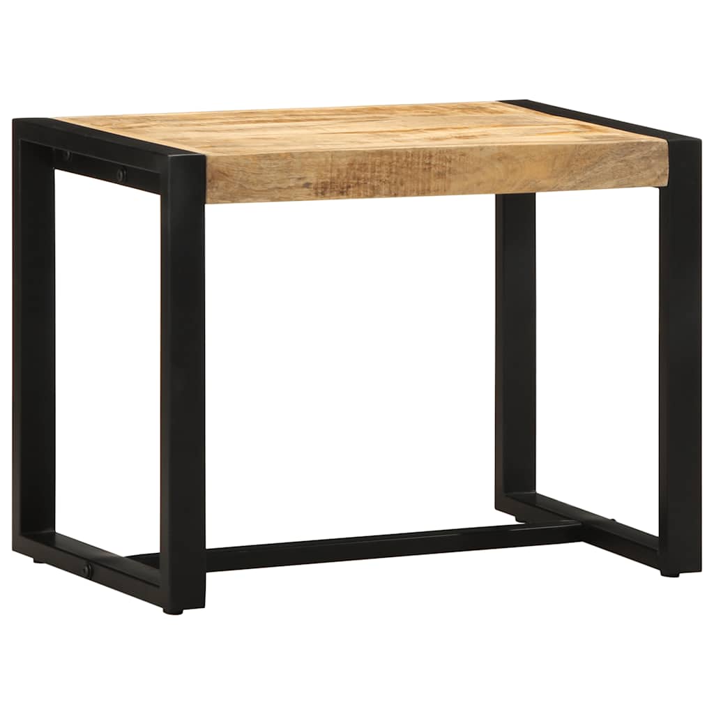 Πάγκος  60x35x45 cm Στερεό ακατέργαστο ξύλο Mango - Pakobazaar
