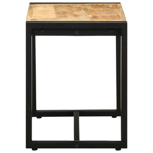 Πάγκος  60x35x45 cm Στερεό ακατέργαστο ξύλο Mango - Pakobazaar