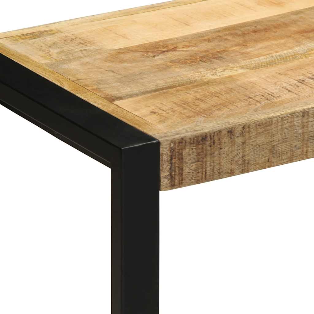 Πάγκος  60x35x45 cm Στερεό ακατέργαστο ξύλο Mango - Pakobazaar