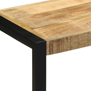 Πάγκος  60x35x45 cm Στερεό ακατέργαστο ξύλο Mango - Pakobazaar